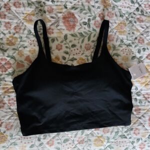 Black Auden (Target Brand) Cropped Tank Top